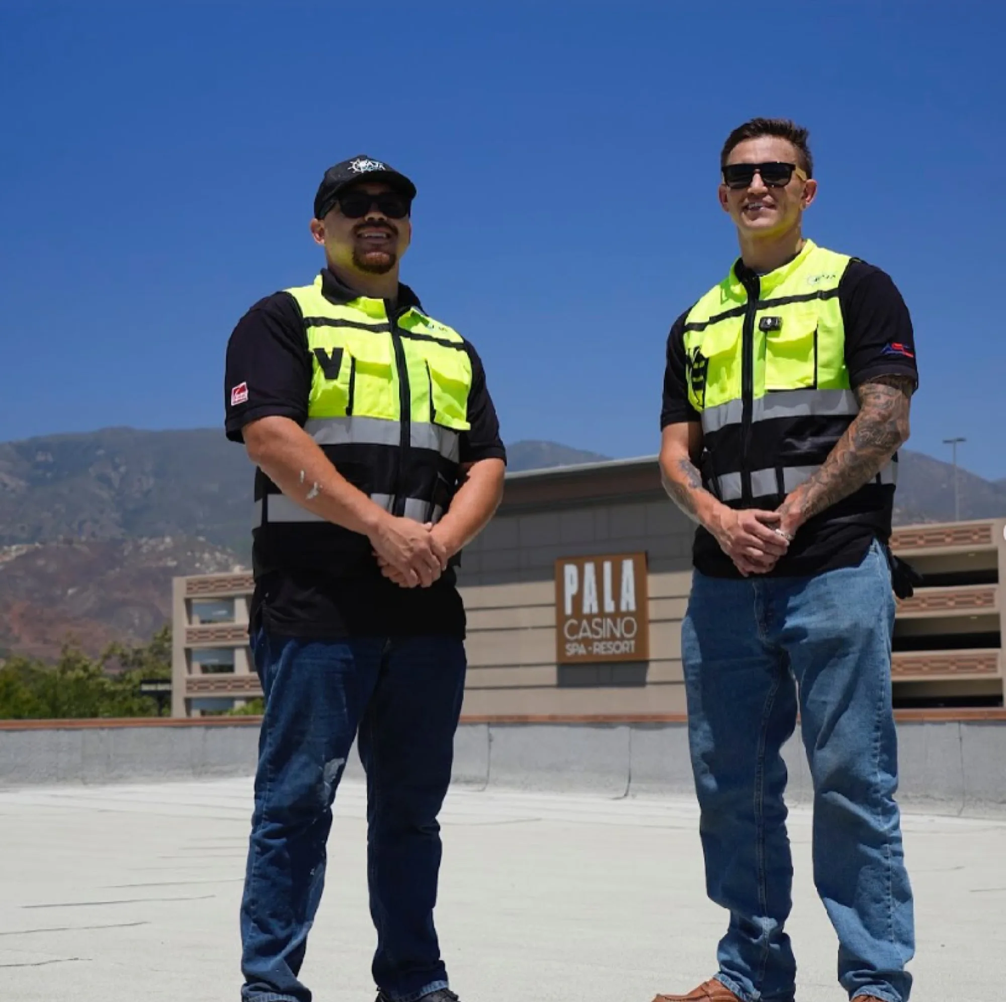 The Baja Roofing crew on a job site