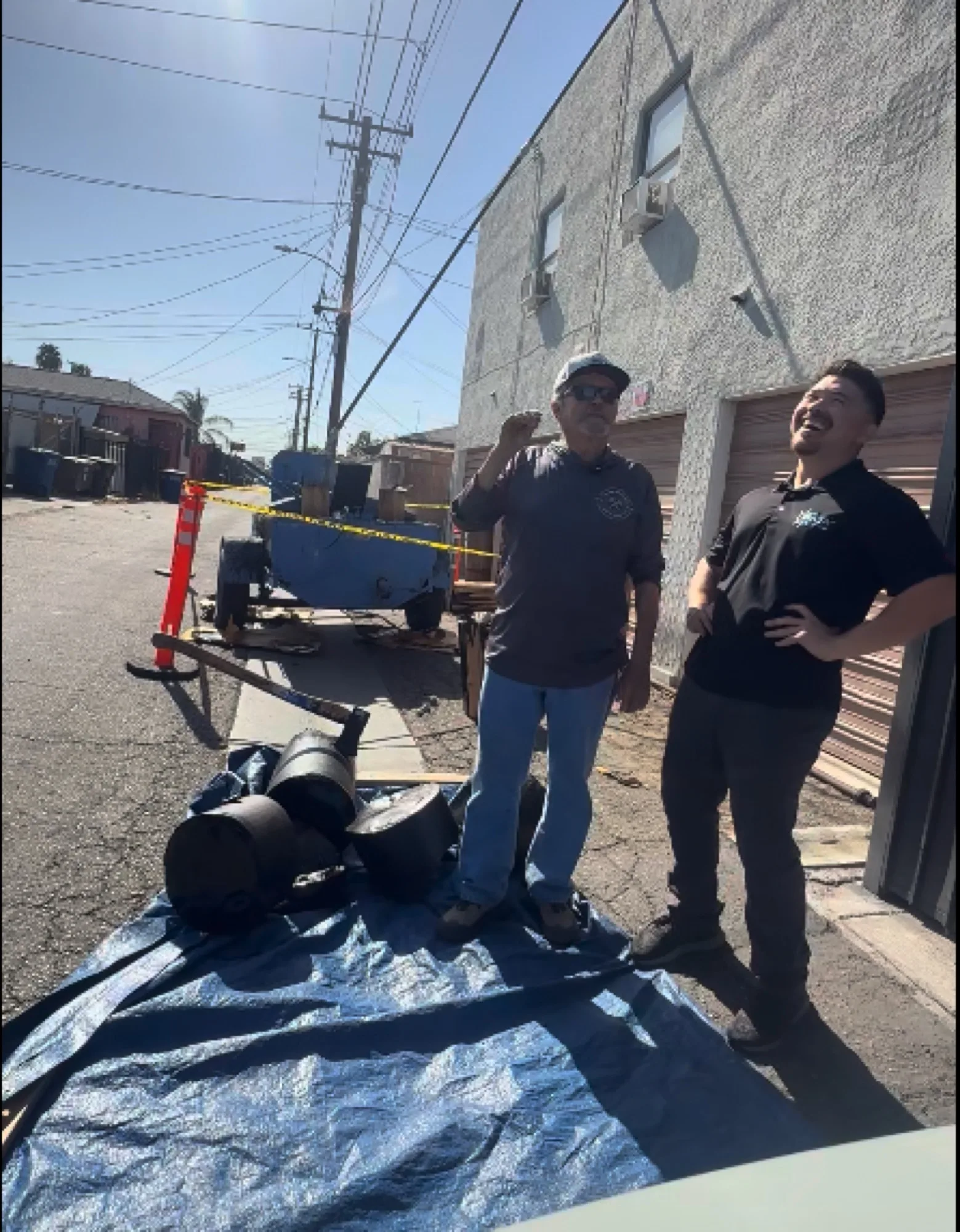 Three generations of the Baja Roofing family
