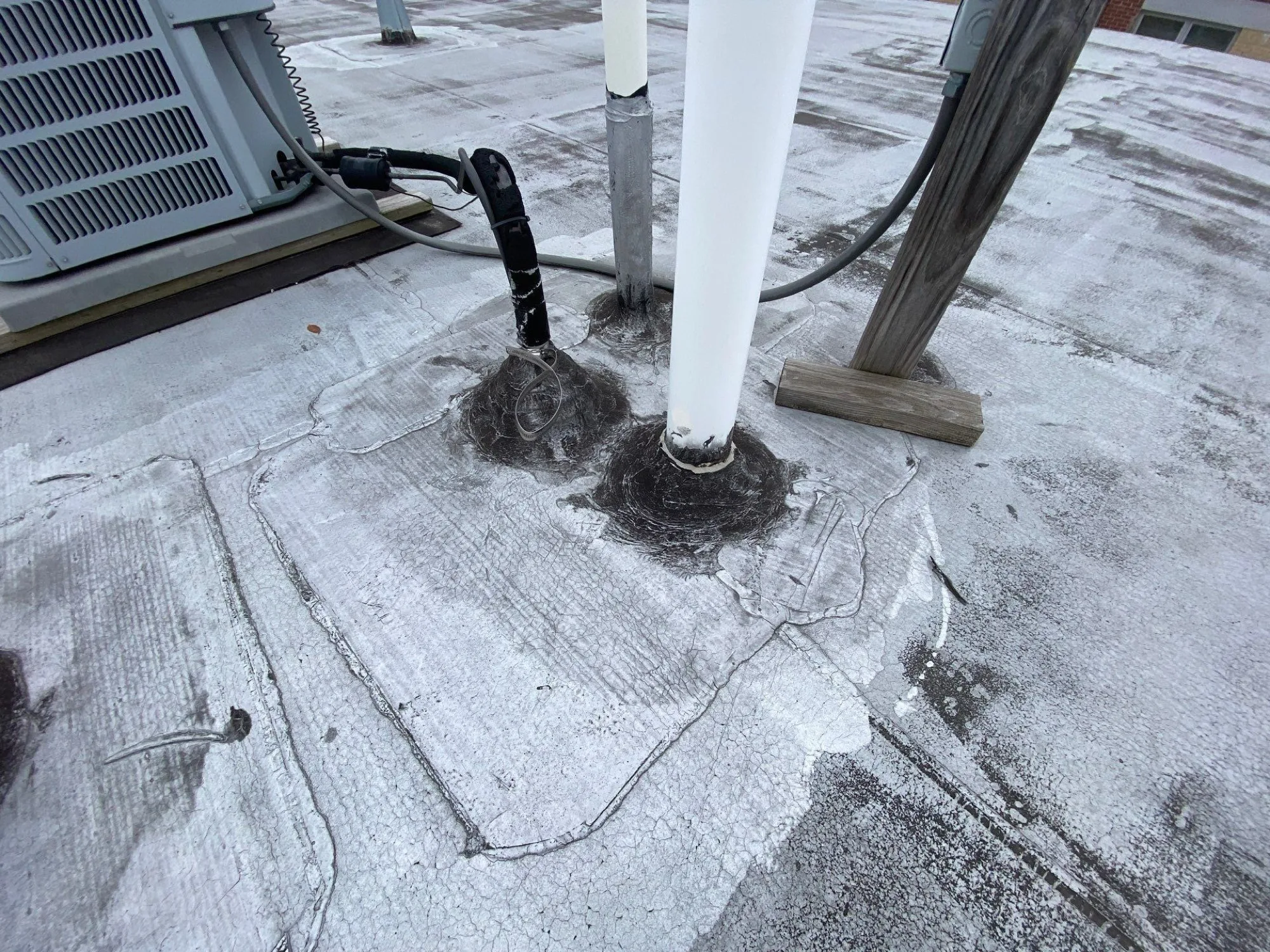 Roof inspection: penetrations and flashings