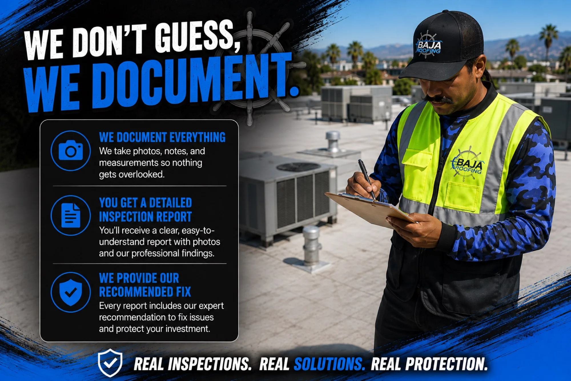 Roof inspection: report and recommendation