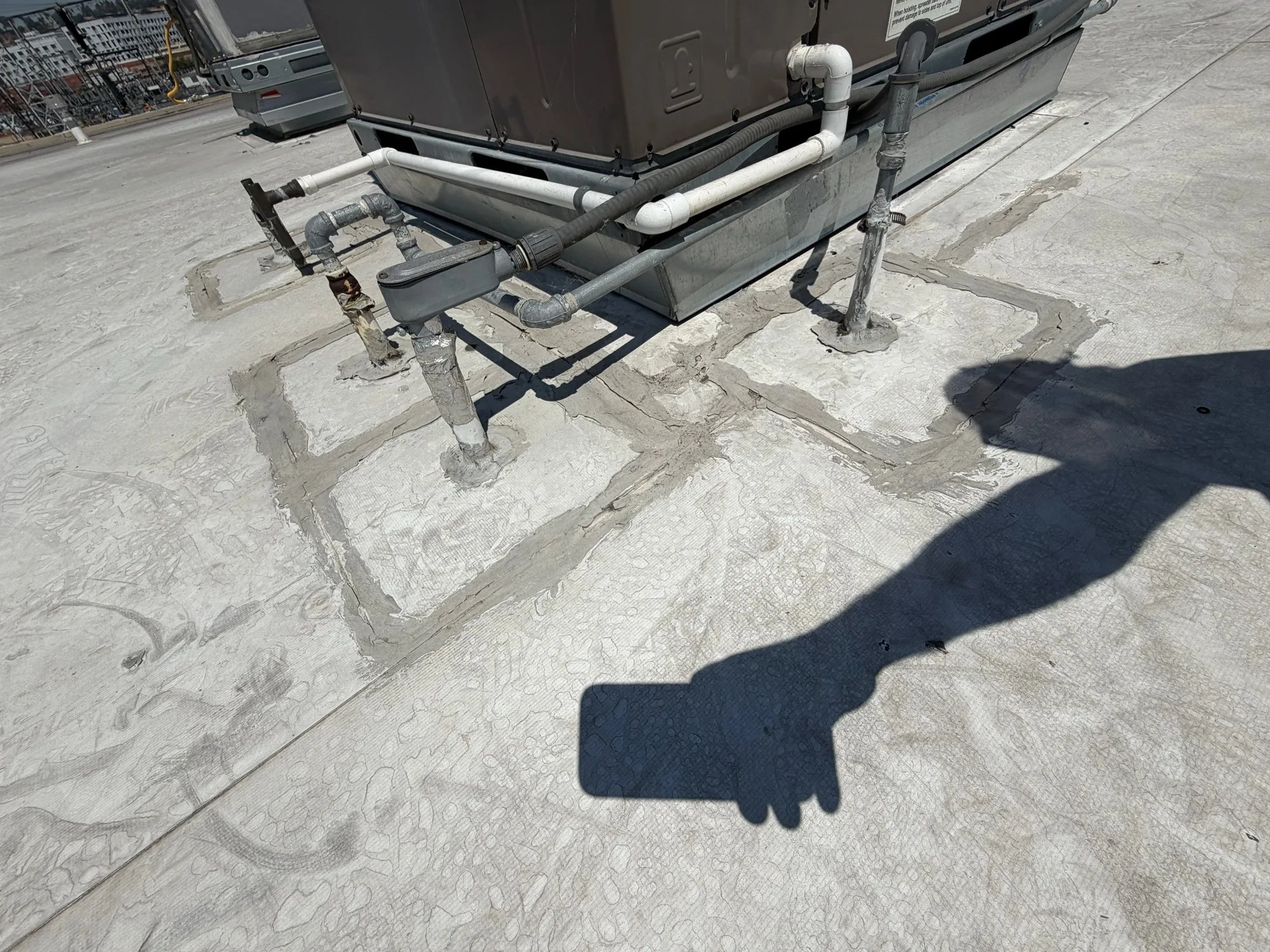 Before roof repair