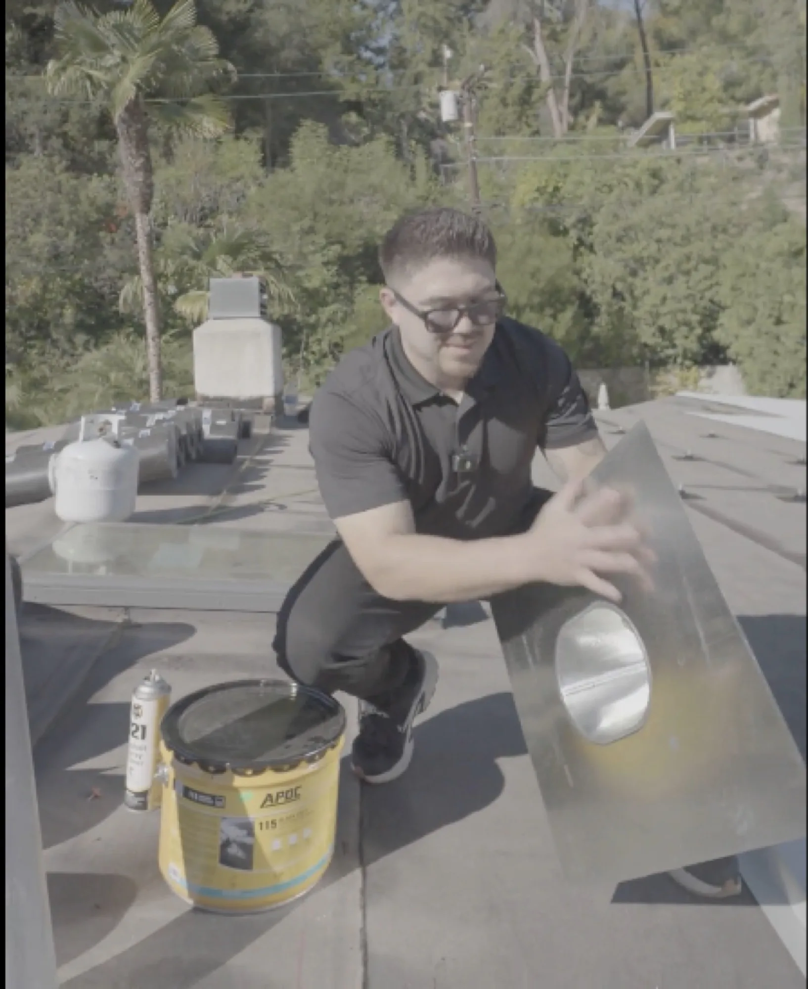 Whittier residential roofing job