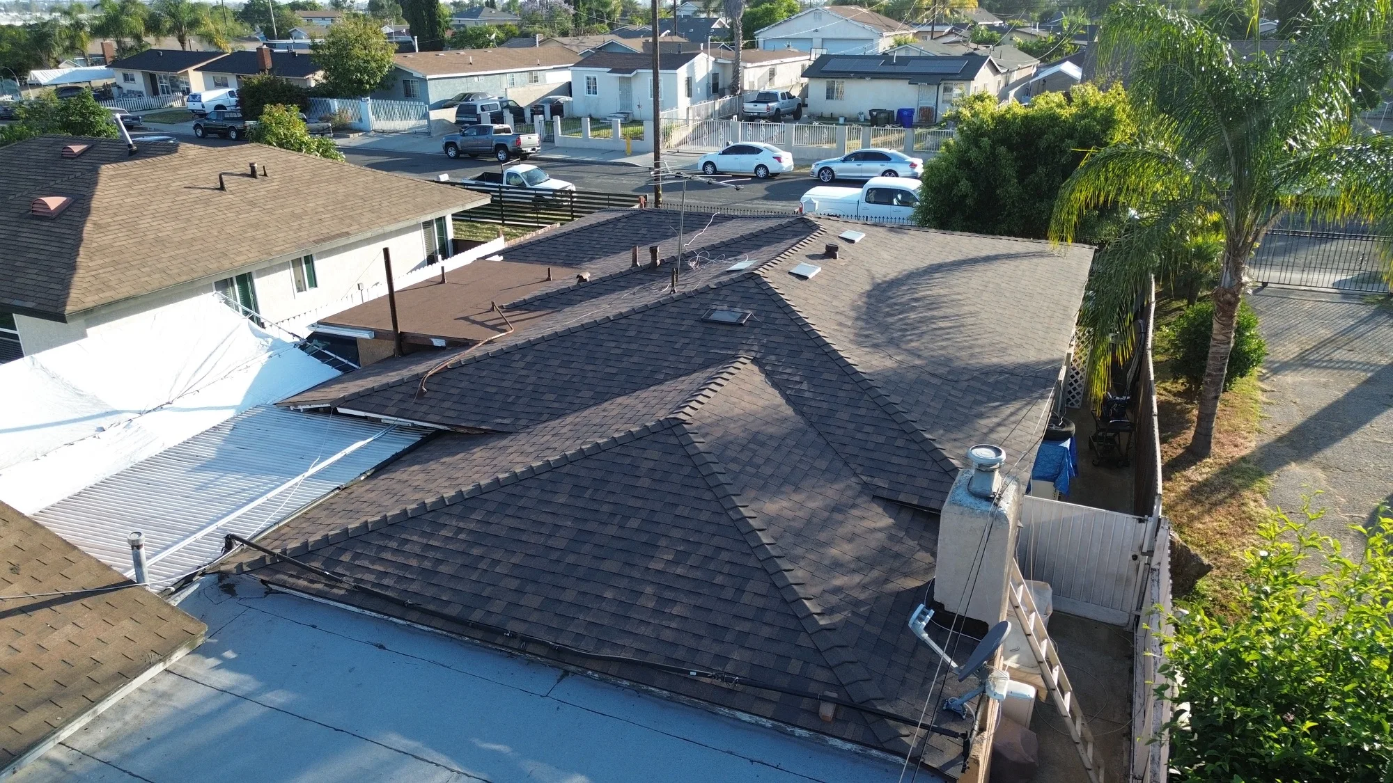 After shingle roof replacement